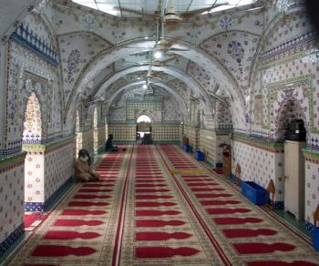 Interior view of the Star Mosque in Dhaka. Photos by Peter Calingaert